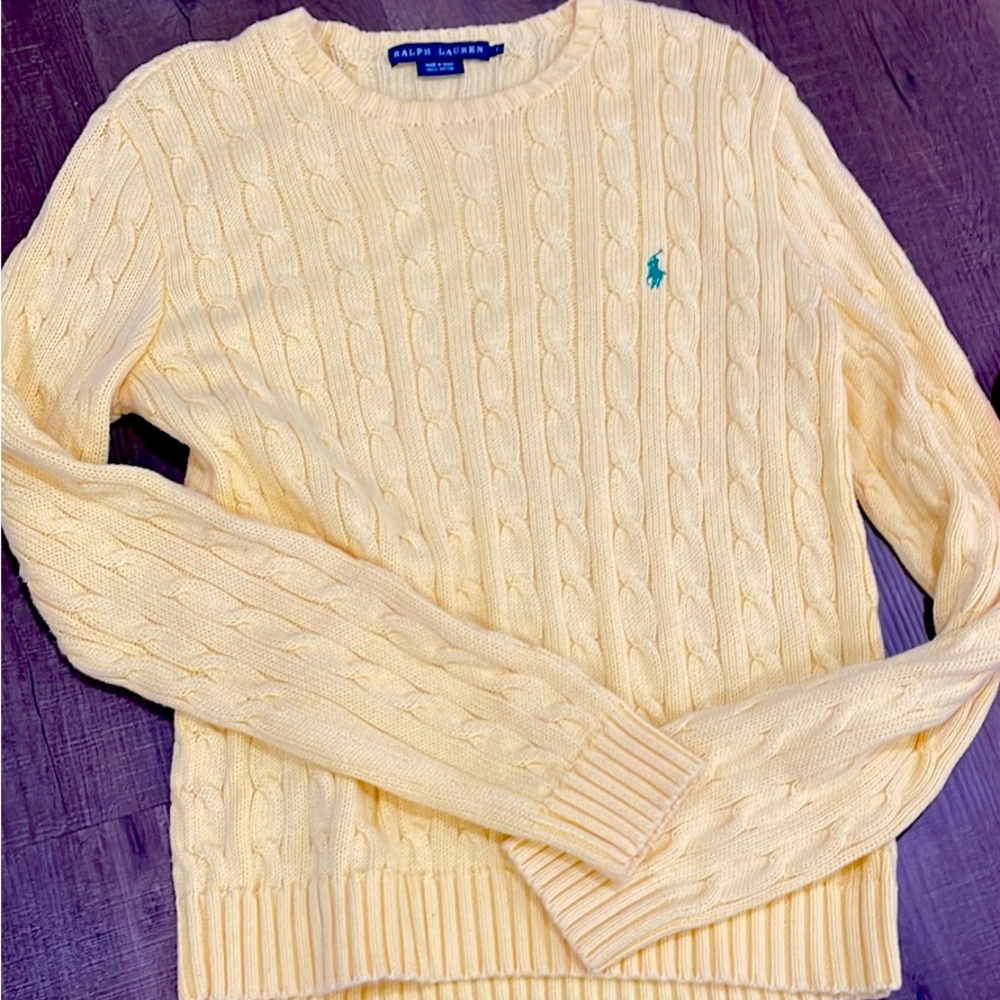 COPY - Yellow Ralph Lauren Sweater